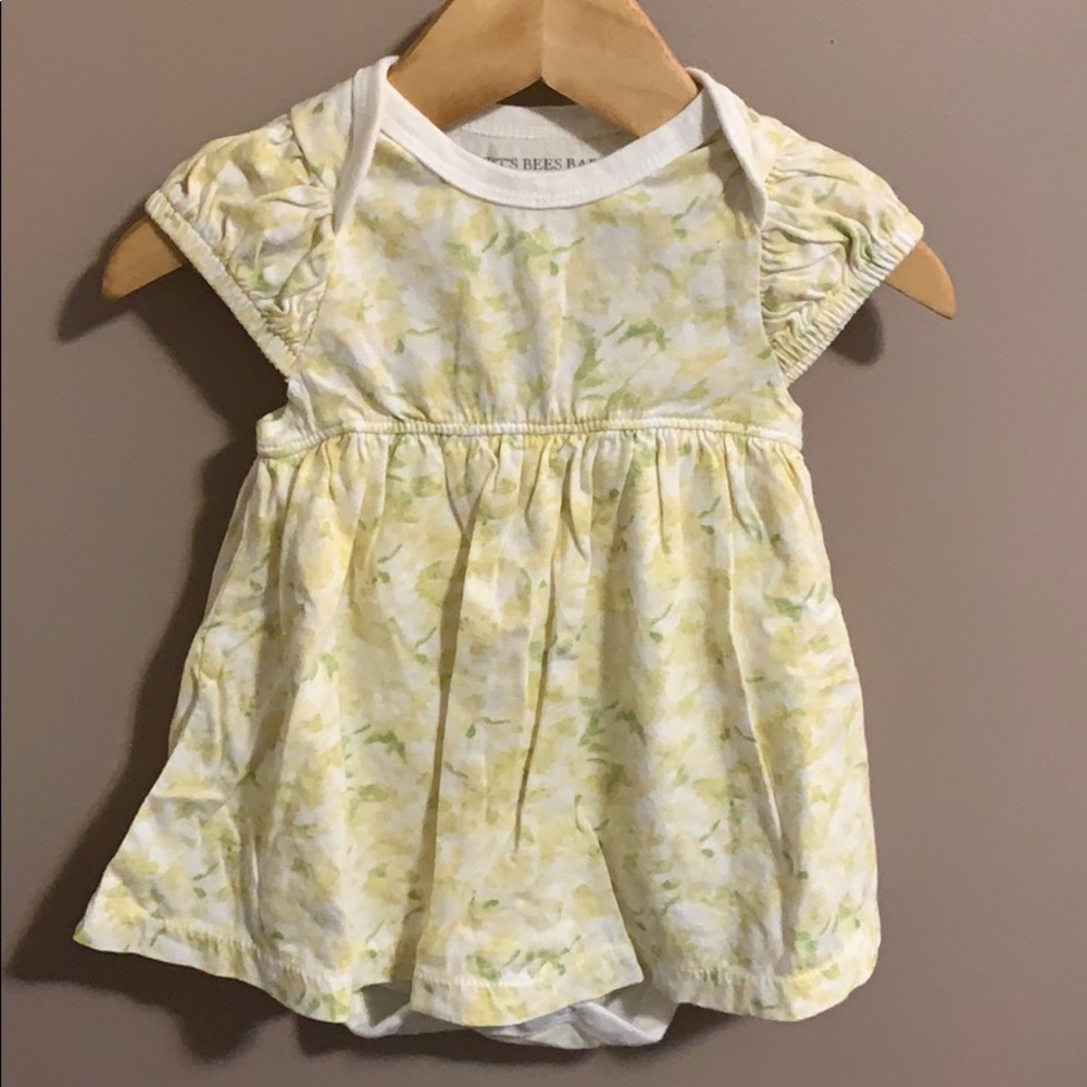 6-9m Burts Bees 🐝 Romper Dress